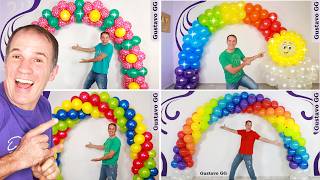 Birthday decoration ideas at home 🤩 balloon decoration ideas - Balloon arch -Gustavo gg