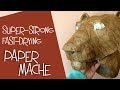 Super-Strong Paper Mache that Dries Really Fast