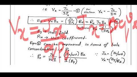 18EC33- Hall effect- Electronic Devices