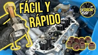 HOW TO CHANGE VALVE SEALS WITHOUT REMOVING THE CYLINDER COVER! - FOSCHI