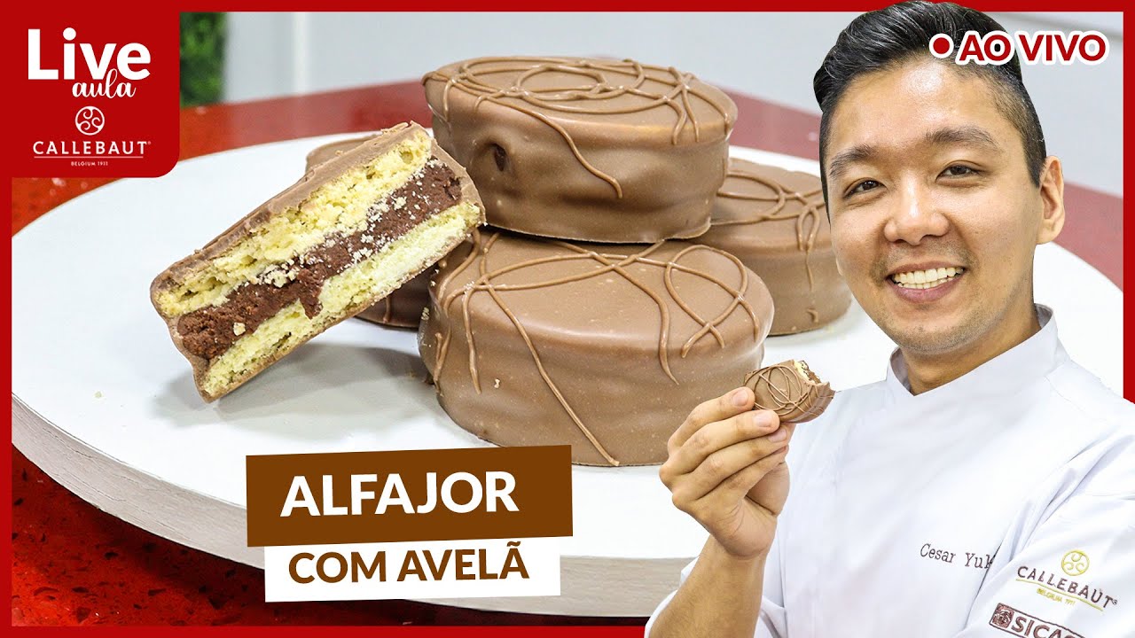 🔴ALFAJOR DE AVELÃ | CESAR YUKIO | CALLEBAUT | LOJA SANTO ANTONIO