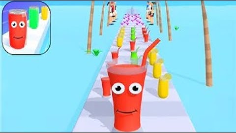 Juice Run 🍷🍸-All Levels Gameplay Walkthrough Android, IOS All Levels 1-3