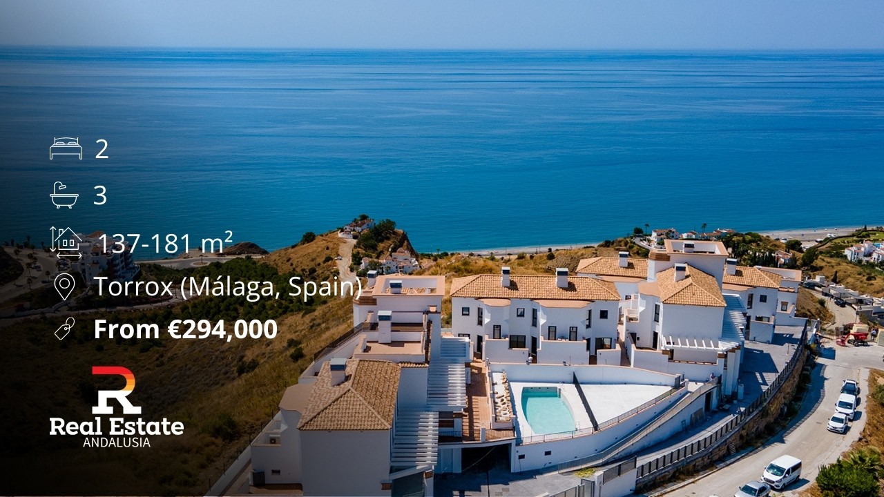 NEW 2 Bed, 3 Bath Homes with Panoramic Views in Torrox (Costa Del Sol) Malaga Province, Spain