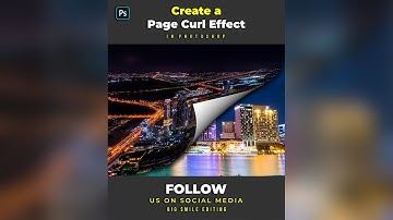 Photoshop Tutorial- How To Create a Page Curl Effect - Photoshop Tutorial