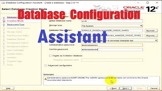 Database Configuration Assistant | DBCA Oracle 12c | DBCA Command Line | DBCA-Silent 12c |Oracle 12c