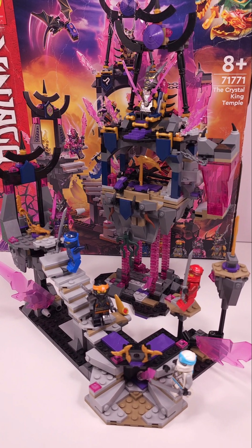 LEGO NINJAGO The Crystal King Temple (71771)[703 pcs] Review‬