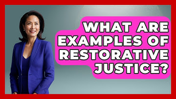 What Are Examples Of Restorative Justice? - The Sociology Workshop