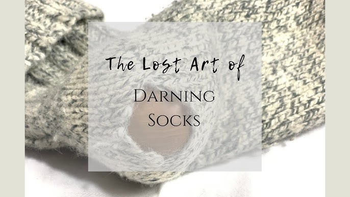 Darning Hand Knit Socks with a Speedweve or Darning Loom ¦ The