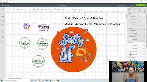 Cricut Design Space Tutorials: How To Create Your Own Personalized Button Pin | Step-By-Step