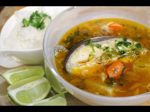 Caldo/ Sopa De Pescado Al Estilo Catracho - YouTube