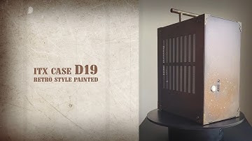 ITX case D19 - Retro style painted