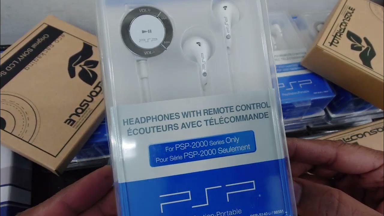 PSP Headphones with Remote Control PSPS140 u / 98551 Totalconsole