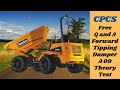 Free CPCS Theory Test For A 09 Forward Tipping Dumper Truck | 61 Latest Questions & Answers 2021 UK.