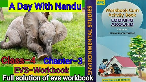 A Day With Nandu Class 4 EVS- Workbook Chapter-3 with question answer @NCERTTHEMIND