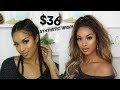 DID I SLAY THIS $36 SYNTHETIC WIG?! - VIRGIN HAIR DUPE? | BEYONCE VIBES