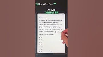 GRE Weighted Average Problem (With Solution) ✍️ | #GRE | #Shorts