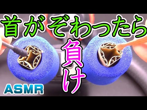 【耳かき音 ASMR 眠くなる音】睡眠用段ボール両耳かき。綿棒、梵天使用。乾燥耳垢音フェチにおすすめ。奥行きの長い乾いた刺激が鼓膜を揺らす。Earpick with a cotton swab