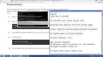 Setting up Jekyll and Github pages locally with Ruby on Windows 8.1 x64