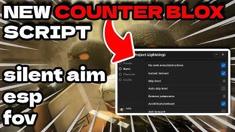 ROBLOX Counter Blox | SCRIPT | AimBot | ESP | Unlock All | FOV - And more (Pastebin 2023)