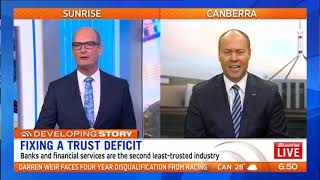 Interview with David Koch, Sunrise, Channel 7 (5 February 2019)