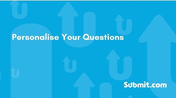 Personalise your questions