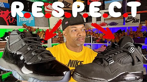 PUT SOME RESPECT ON THE JUMPMAN “Black Cat 4’s” & “Gamma 11’s”