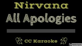 Nirvana All Apologies Cc Karaoke Instrumental Lyrics Youtube