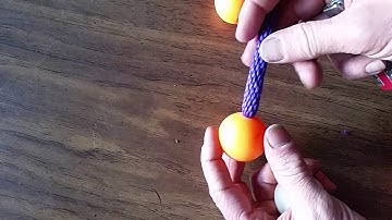Tutorial on installing 3/8 inch rope in poi knobs