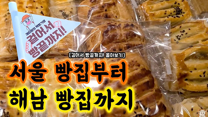 13일간의 빵 여행! 서울에서 해남까지 먹은 빵들 [🥐걸어서 빵끝까지몰아보기 편!] | 빵먹방, 빵지순례  |  빵 먹는 개띠랑의 백빵기행