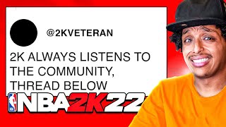 2K’S BURNER ACCOUNT STARTED CALLING OUT 2K PLAYERS