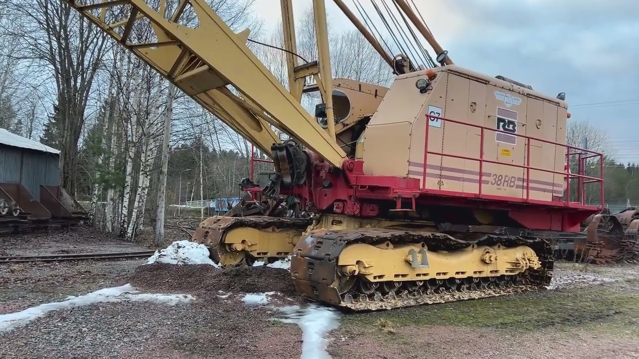 Grävmaskin dragline - Ruston Bucyrus 38 RB | Blinto auktioner