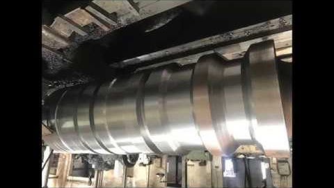 CNC roller turning lathe for rebar /angle steel mill rollers automatic operating