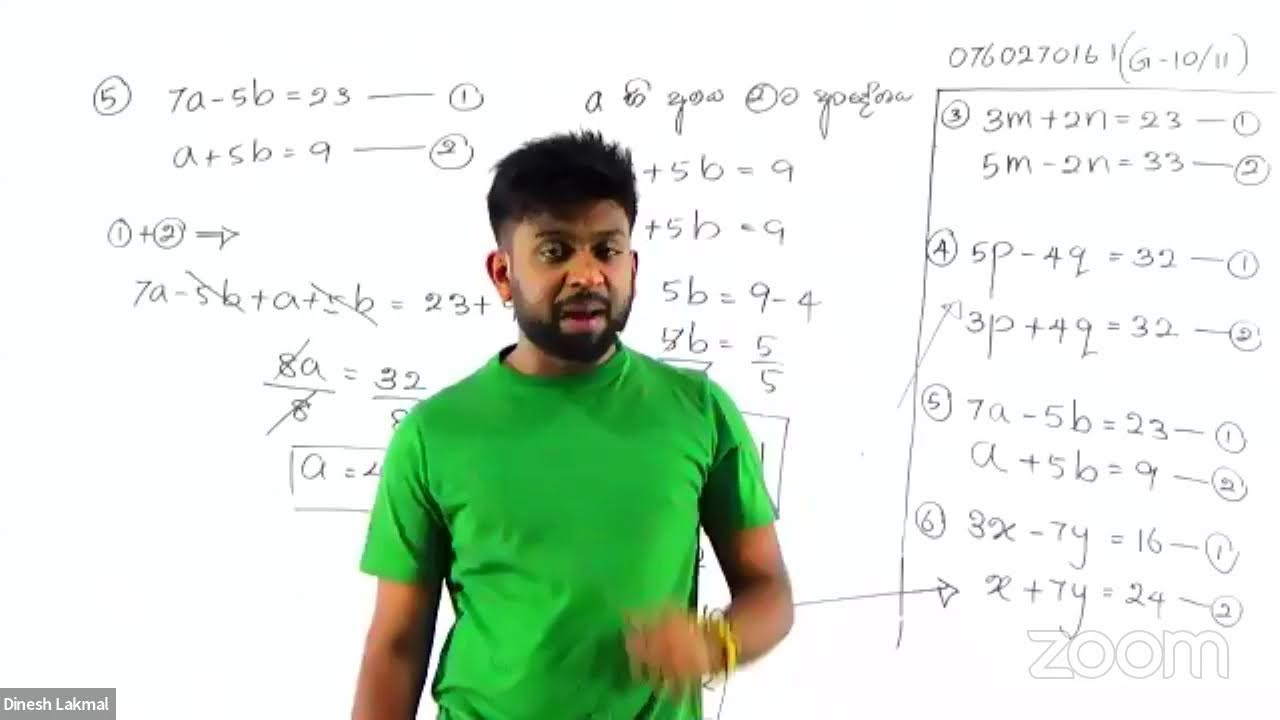 Sarasavi sathkara maths free seminar series day 1