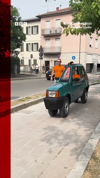 Could this be the world’s skinniest car? #WorldRecord #Cars #BBCNews