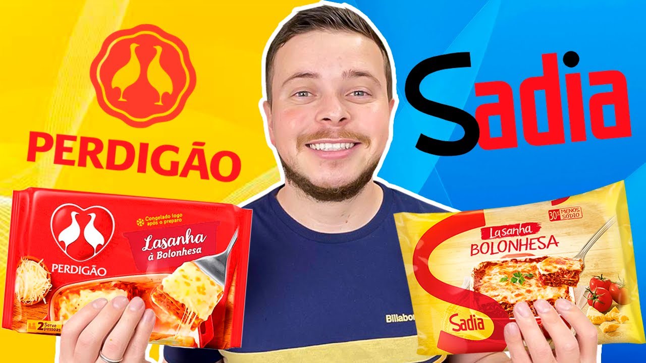 MELHOR LASANHA CONGELADA A BOLONHESA - SADIA vs PERDIGÃO