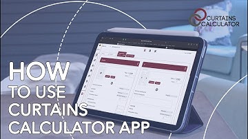 How to use Curtains Calculator app