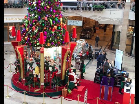 Christmas Tree Santa Clause At Jersey Gardens Bridgewater