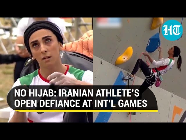 Atleta iraniana Elnaz Rekabi, que competiu sem o véu, é acolhida