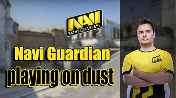 Navi Guardian playing on Dust2 (twitch stream)