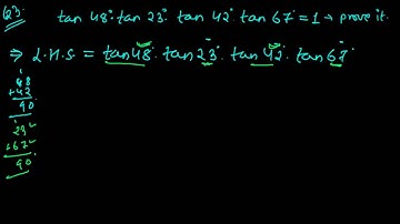 Trigonometric Ratios of Complementary Angle -Proving Problems - Type 3