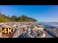 Ruby Beach Summertime, 4K Ultra HD Relaxation Video, Olympic Peninsula's views, WA (3 hours)
