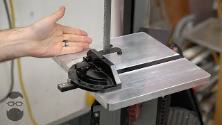 DIY Bandsaw Table (for horizontal metal-cutting bandsaw)