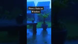 Heavy Rain On Window #relaxingrain #rain #deepsleep   #10hourrain