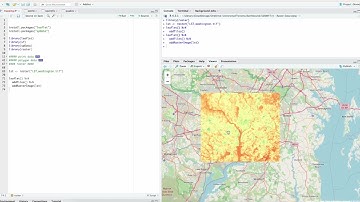 Plot raster data in an interactive map in R