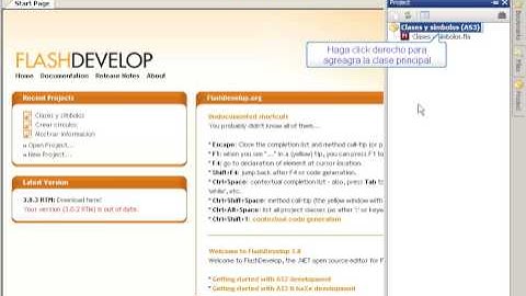 ActionScript 3 - Clases y símbolos