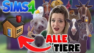 LEBEN mit ALLEN TIEREN im HAUS??│Sims 4 │Challenge│Deutsch