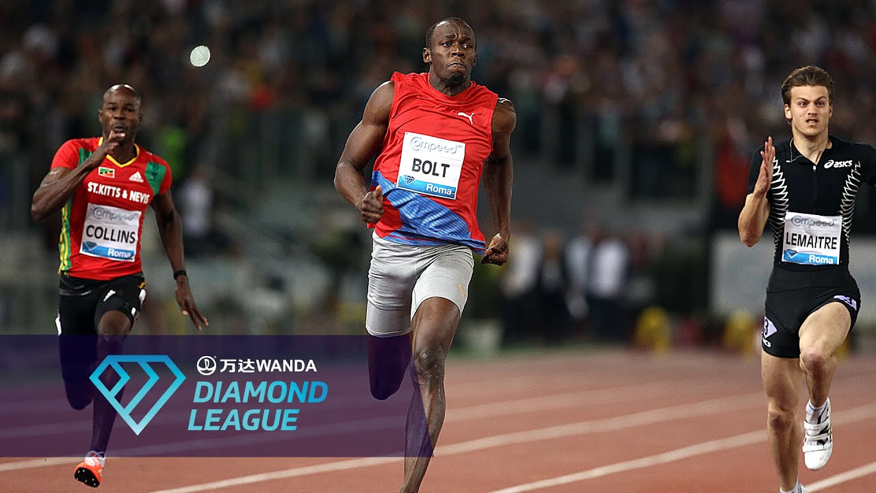 Men's 100m Diamond League Champions Wanda Diamond League YouTube