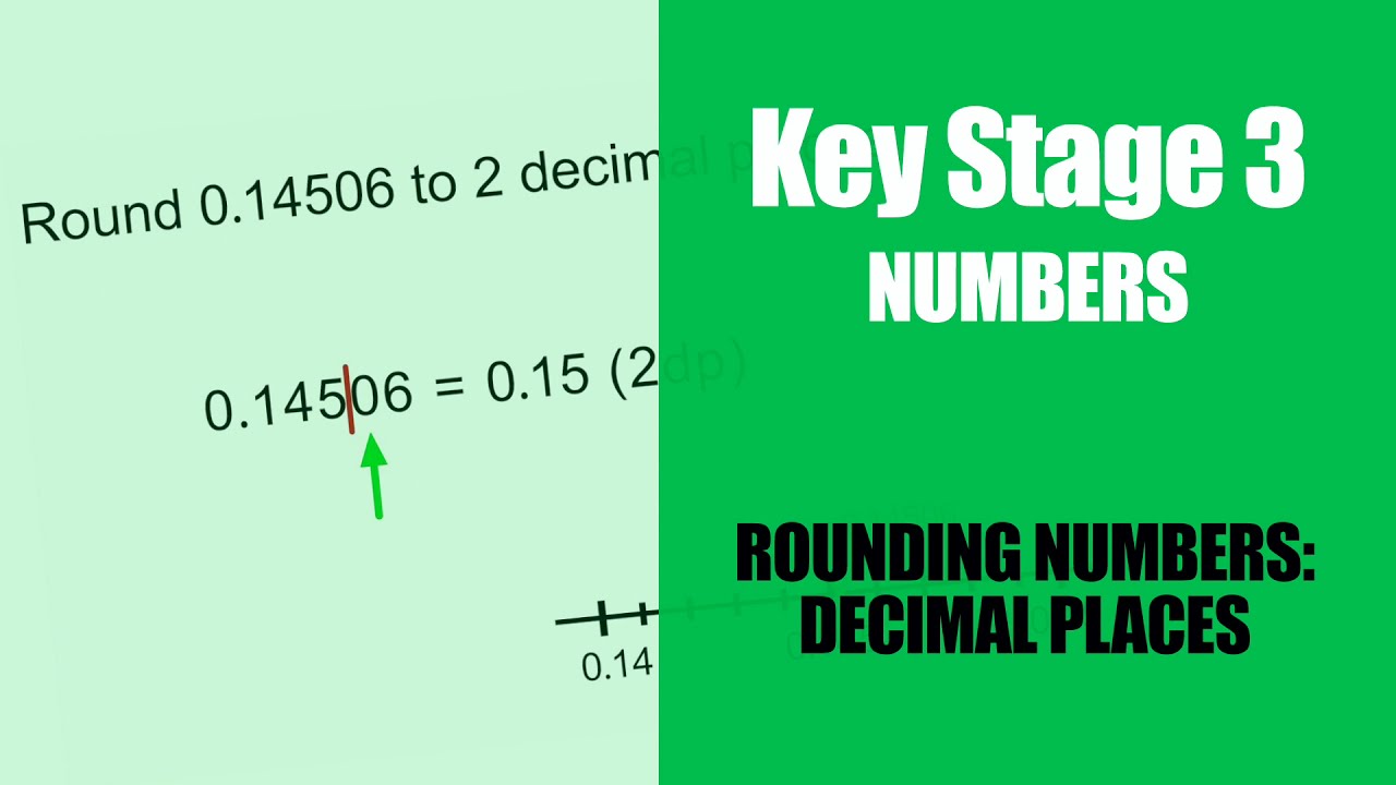 Key Stage 3 Maths Rounding Numbers Decimal Places YouTube