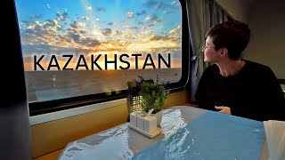 30 HOURS on a TRAIN Across KAZAKHSTAN | Aktau to Shymkent