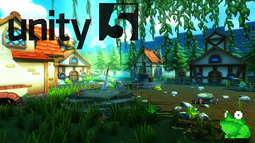 Unity 5 Speed Level Design - Fantasy Village | Mr. Frog Games